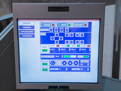 Mtex 5032 interface display