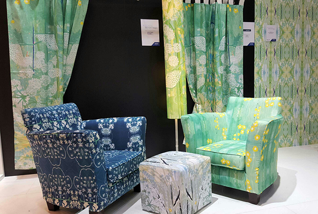 A - Furnishings and wallpaper printed using Epson inkjet printers