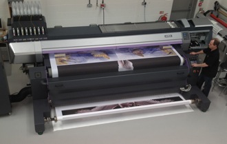 MTEX 3200 textile printer on demo at DPI