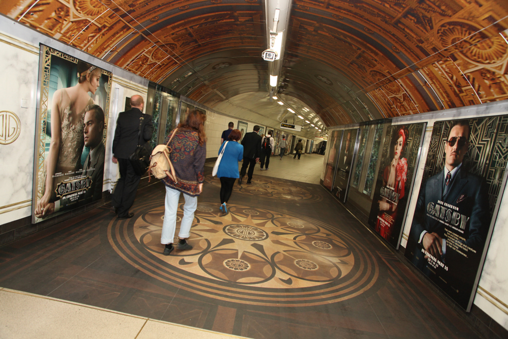 Providing The Great Gatsby experience on the London Underground