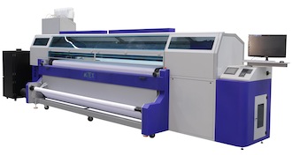 MMTEX 5032 3.2m direct-to-textile printer set for launch