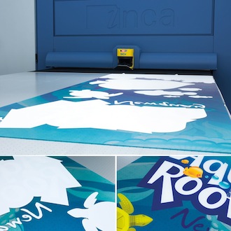 Inca Onset S40i + white flatbed UV printer launches