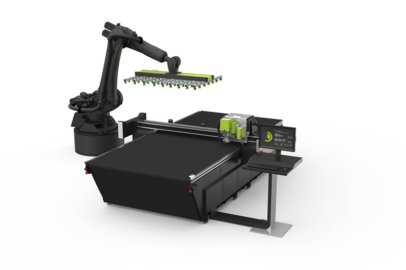 Esko shows how robotics turns the Kongsberg finishing table into a production workhorse