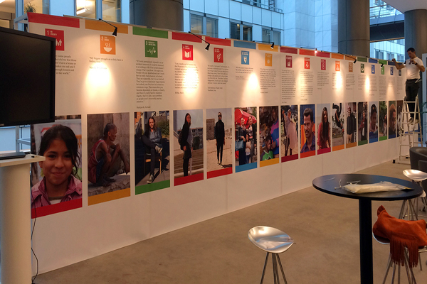 Next-Way create stunning display in European Parliament building