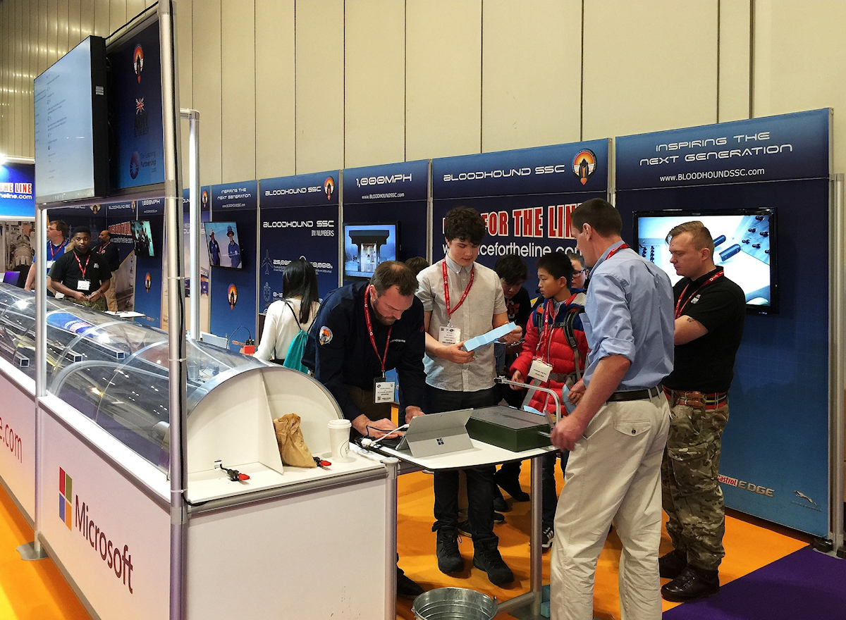 Tecna system used in award winning stand build