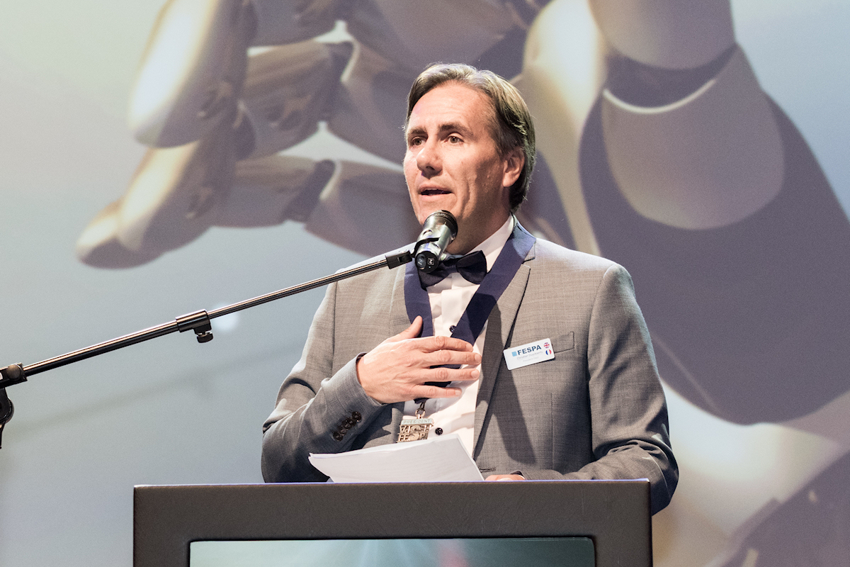Christian Duyckaerts inaugurated as Fespa president
