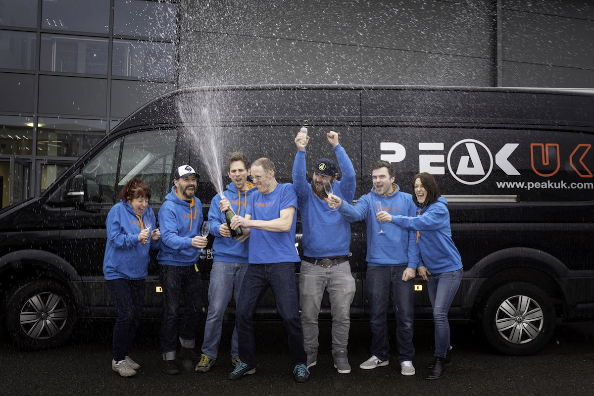 Peak UK celebrates win