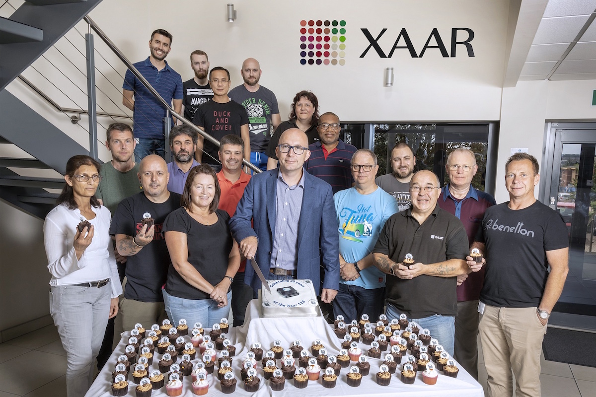 20th birthday party for Xaar 128 printhead