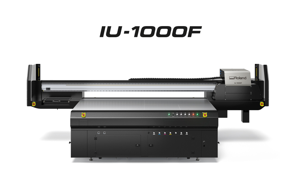 Roland IU-1000F UV LED flatbed unveiled