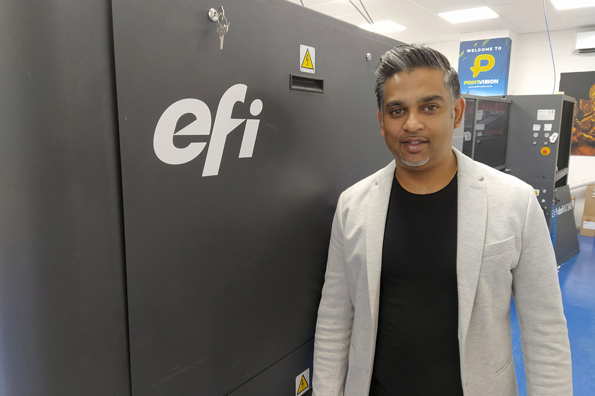 Over to you… Krit Patel, Managing director, Printvision