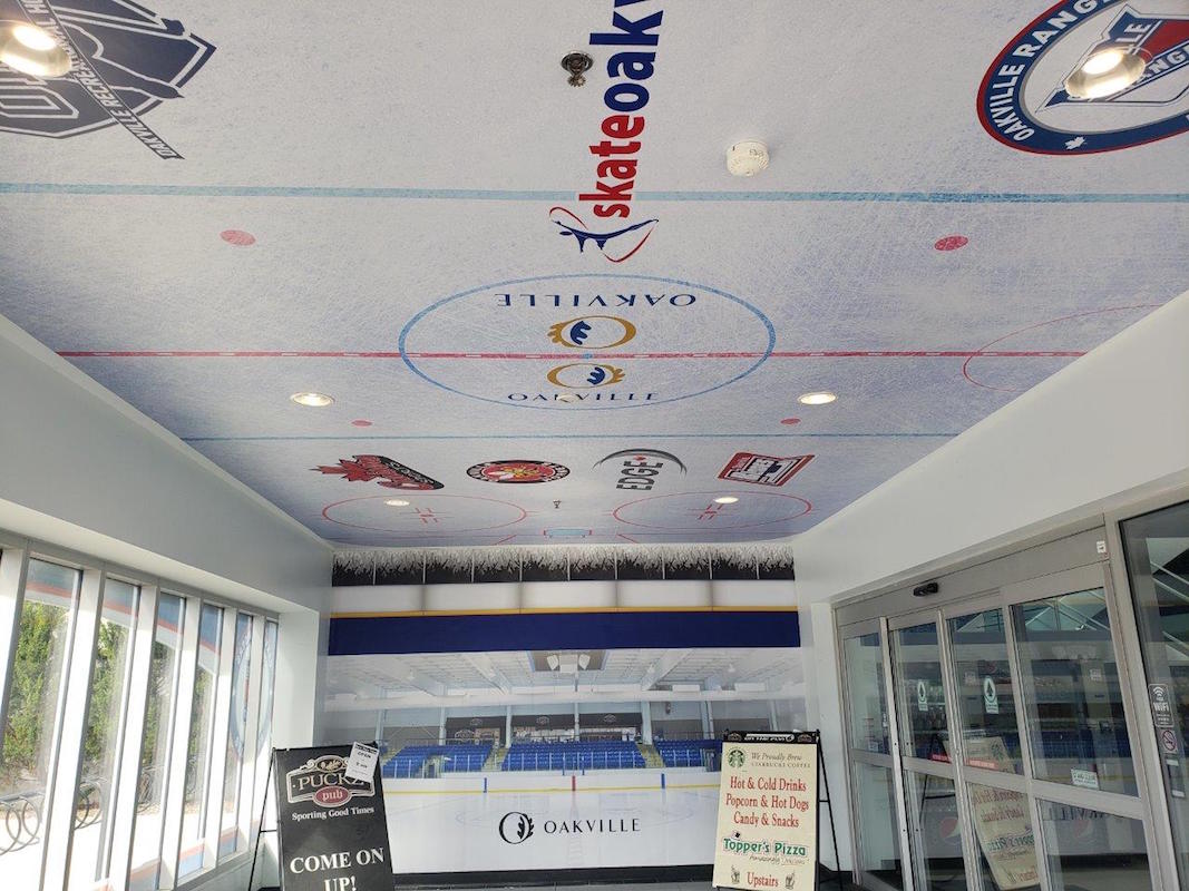 Branded Wraps delivers ceiling wrap