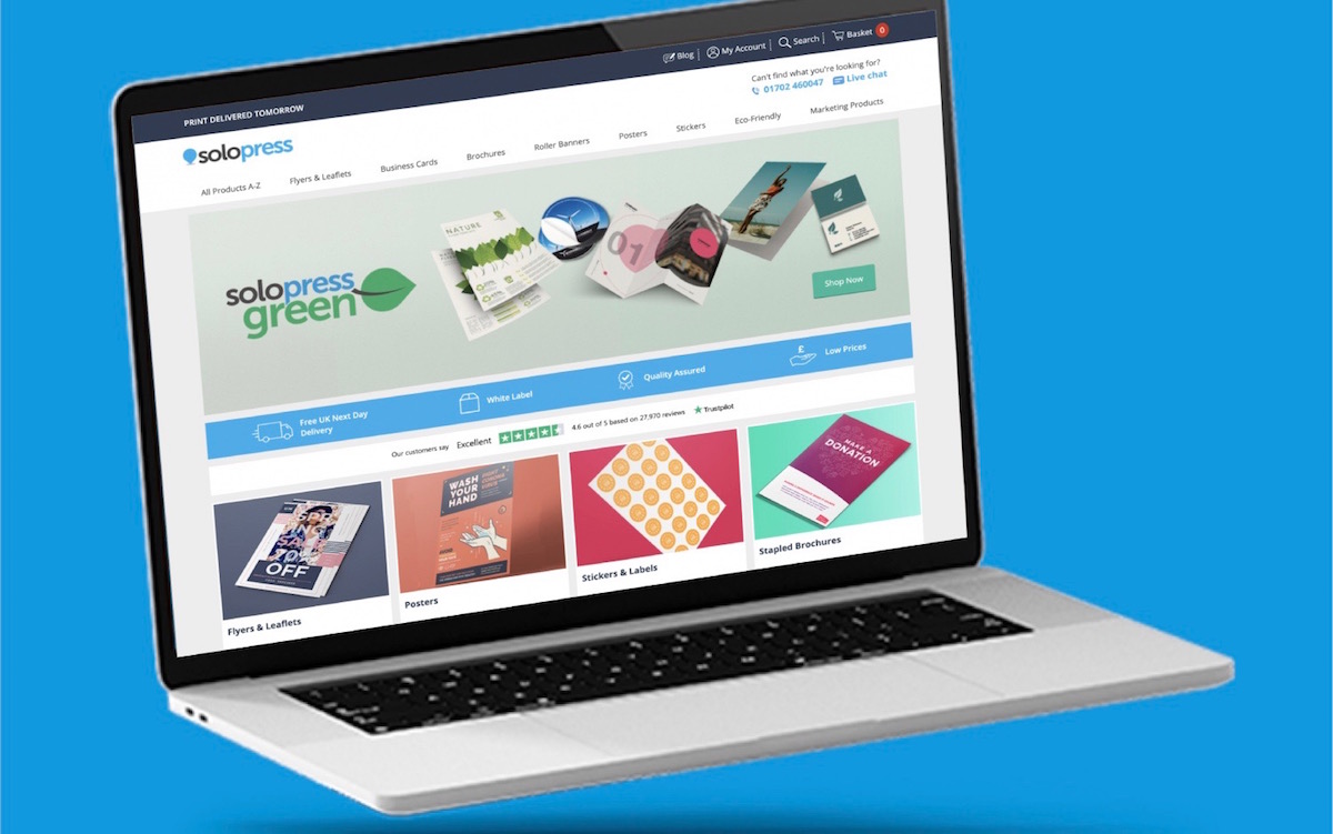 Solopress.com implements key changes to website