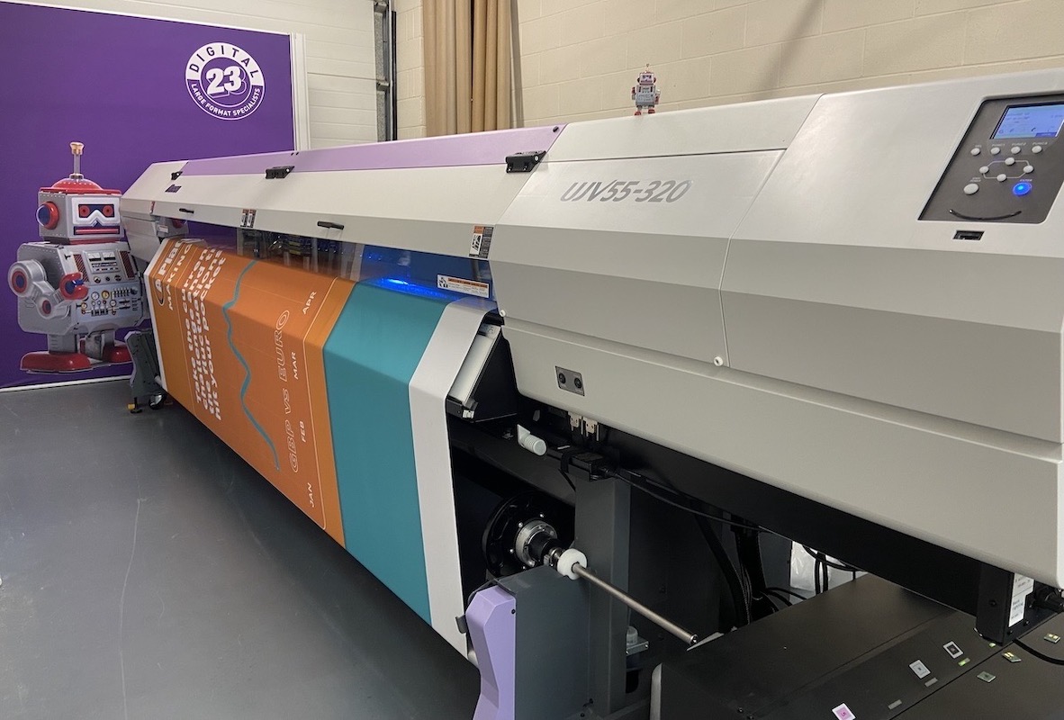 Digital 23 takes all its textile print in-house with new UJV55-320