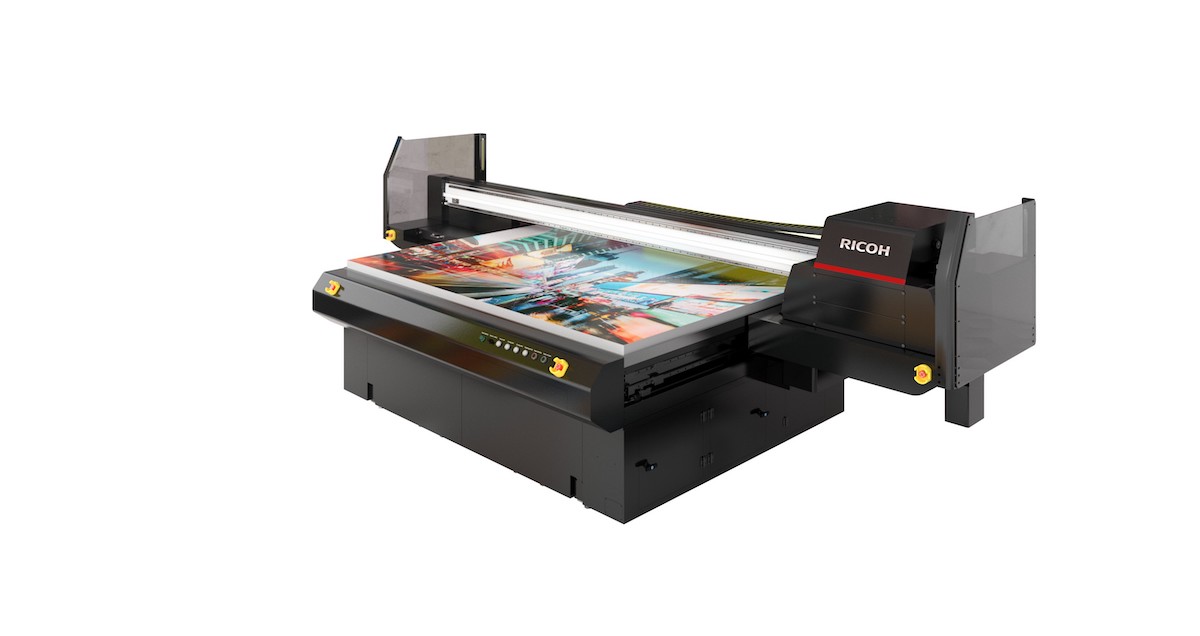 Ricoh bolsters image quality with free software updates for UV flatbed printers