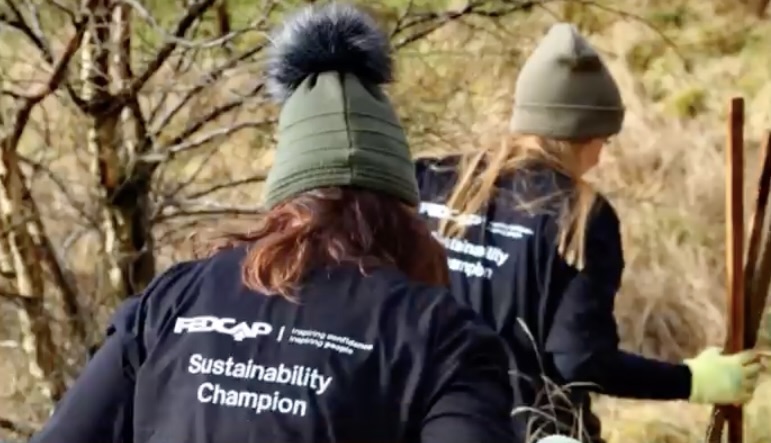 Imageco gets tree planting with customer Fedcap