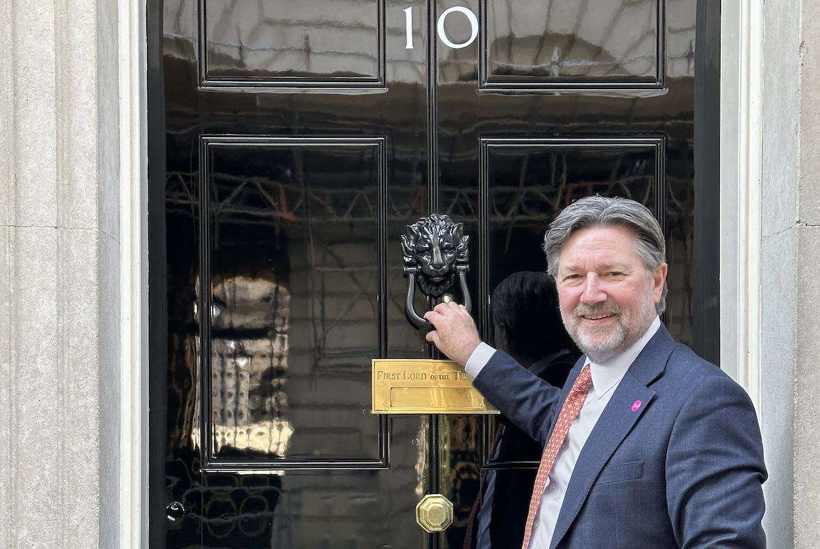 The IPIA visits No 10 to protect print