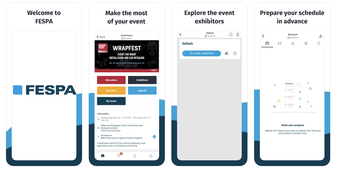 Fespa event app ready to use
