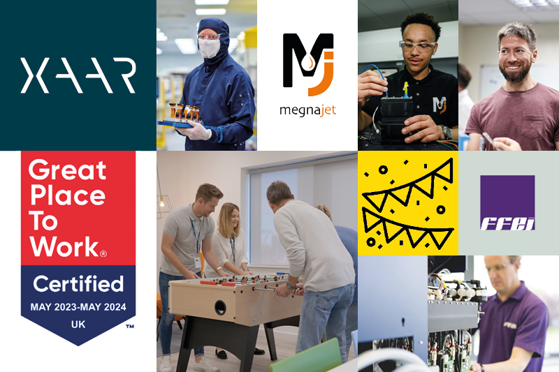Xaar, FFEI and Megnajet accredited as Great Places to Work