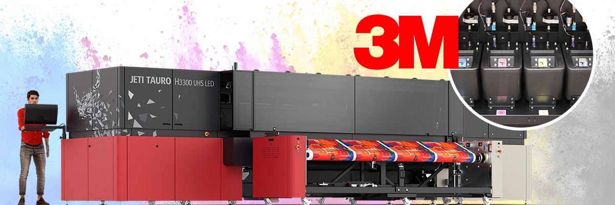 Agfa Tauro printers and Anuvia inks obtain 3M guarantee