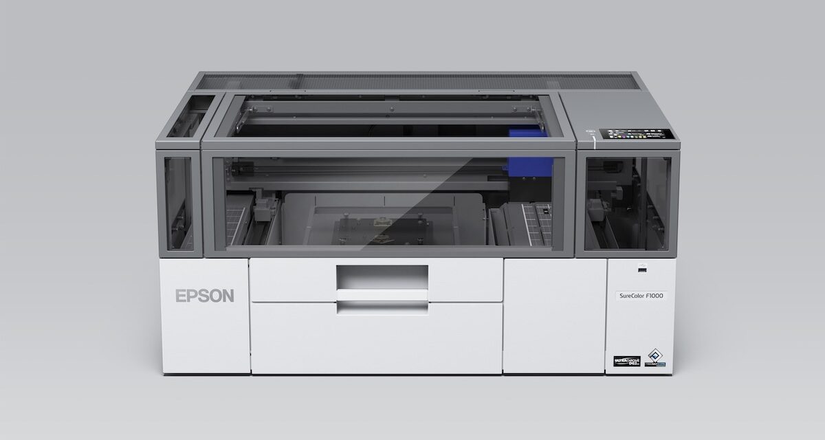 Epson launches SC-F1000 DTG printer with white ink