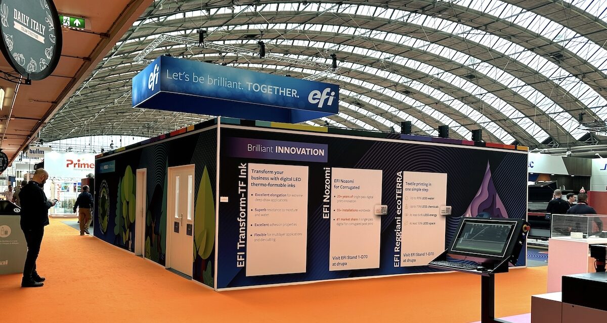 EFI hones in on sustainability with UFabrik use at Fespa