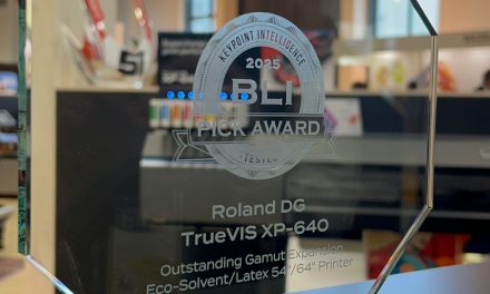Roland DG’s TrueVIS XP-640 wins award with impressive colour gamut