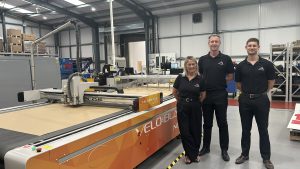 J&A International staff with its new VeloBlade Nexus