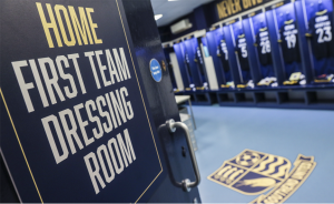 Solopress worked with Southend United to redecorate the home changing room