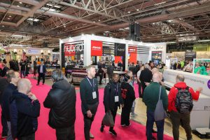 Full aisles as visitors make their way around the show
