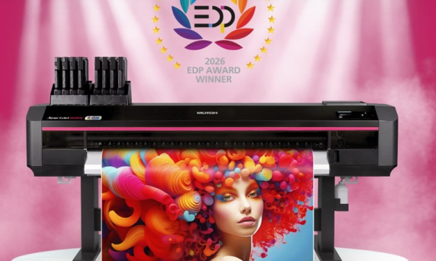 MUTOH secures EDP Award for XpertJet 1681SR Pro