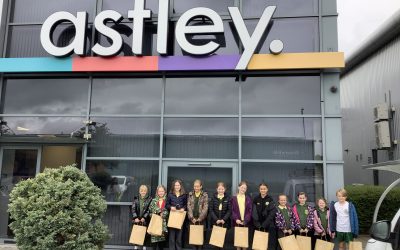 Astley welcomes Harlow Green pupils for sign making experience