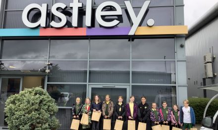 Astley welcomes Harlow Green pupils for sign making experience